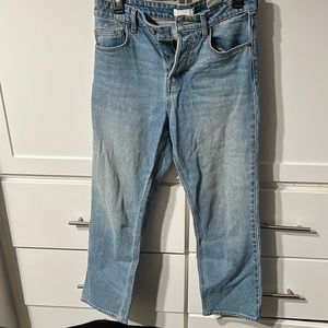 Straight leg jeans